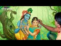 Radha Krishna Painting Making Timelapse Oil On Canvas 36x48 Inches