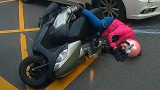 【車禍影片】停字那麼大一個，你以為是寫身體健康的嗎？（2025.04.09 新北市新莊區福壽街124巷