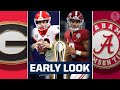 Early Look at No. 1 Alabama vs No. 3 Georgia | College Football Playoff Title Game | CBS Sports HQ