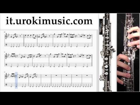 Corso di Oboe Star Wars - Imperial March Tablature Tab Parte#2 um-i276