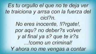 Luz Casal - Tu Orgullo Lyrics