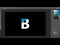 Letter B Logo I Adobe Photoshop I Logo Tutorial