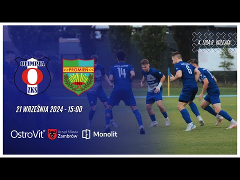 Olimpia Zambrów - Promień Mońki [LIVE] - transmisja na żywo