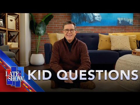"How Do Whales Brush Their Teeth?" Stephen Colbert Answers Real Questions From Real Kids