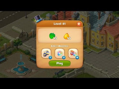 Gardenscapes Level 81 HD 1080p