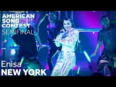 Enisa Performs "Green Light" LIVE At The Semifinals | American Song Contest