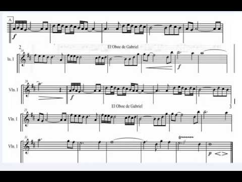 Gabriel's Oboe (The Mission) Violin sheet music