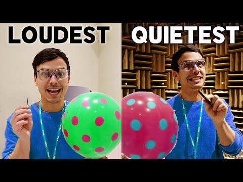 The LOUDEST vs QUIETEST Room In The World