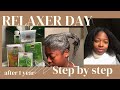 How to relax your hair using Olive Miracle relaxer