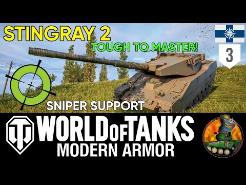 STINGRAY 2 II Sniping Support! II Era 3 II Review & Gameplay II WoT Console II Evolution Season