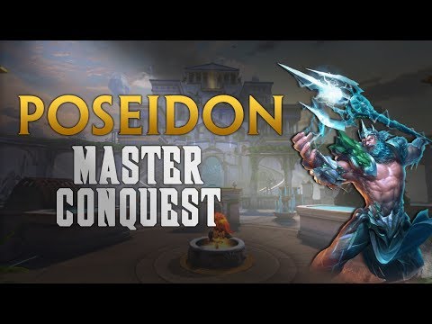 SMITE! Poseidon, Me buscan pero parezco wally! Master Conquest S5 #56