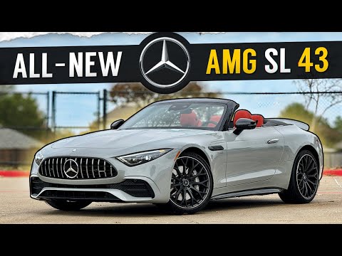 $120k 4-Cylinder?! NEW 2023 Mercedes AMG SL 43 Roadster