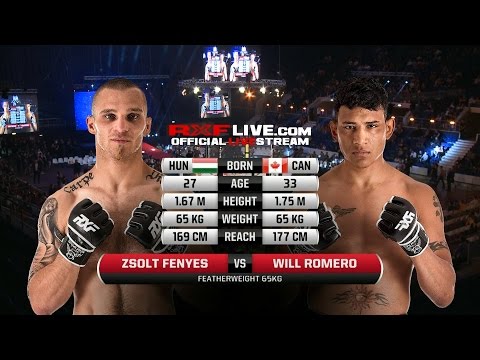 RXF 23: Fenyes Zsolt vs Will Romero