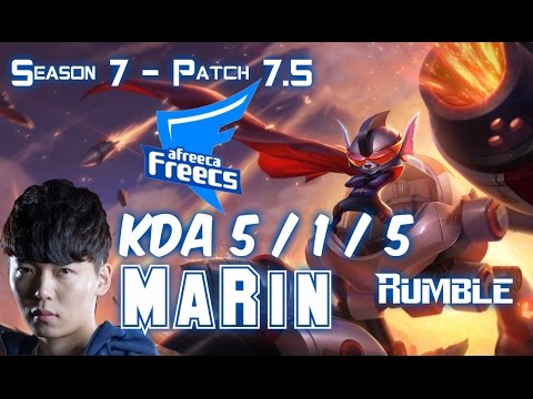AFs MaRin RUMBLE vs CAMILLE Top - Patch 7.5 KR Ranked