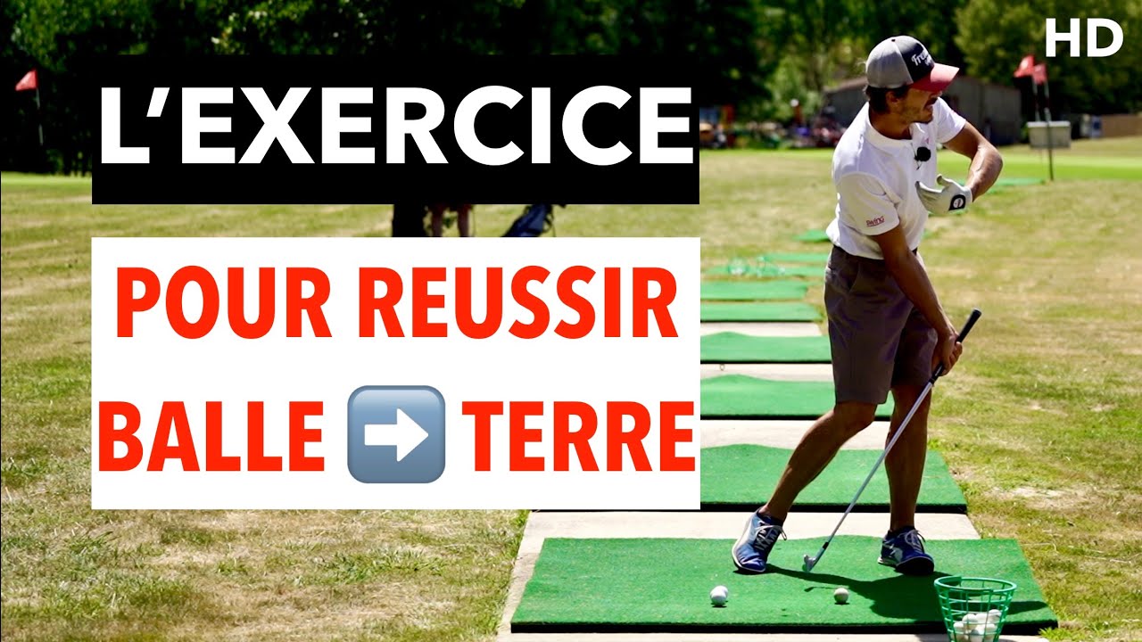 BALLE TERRE AVEC LES FERS = MEILLEURS CONTACTS cours de golf par David Bobrowski