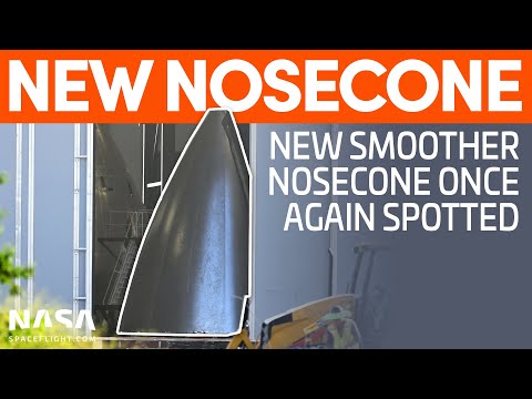 Smooth Nosecone Seen Again in the Tents | SpaceX Boca Chica