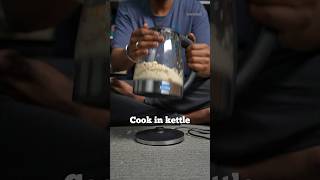 You Ask We Give! Let’s make Egg Fried Rice with a kettle. What shall we make next?🤔😉