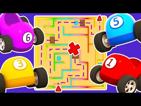 Helfer Autos Cartoon. Das Labyrinth | Die Helfer Autos - Neue Folge