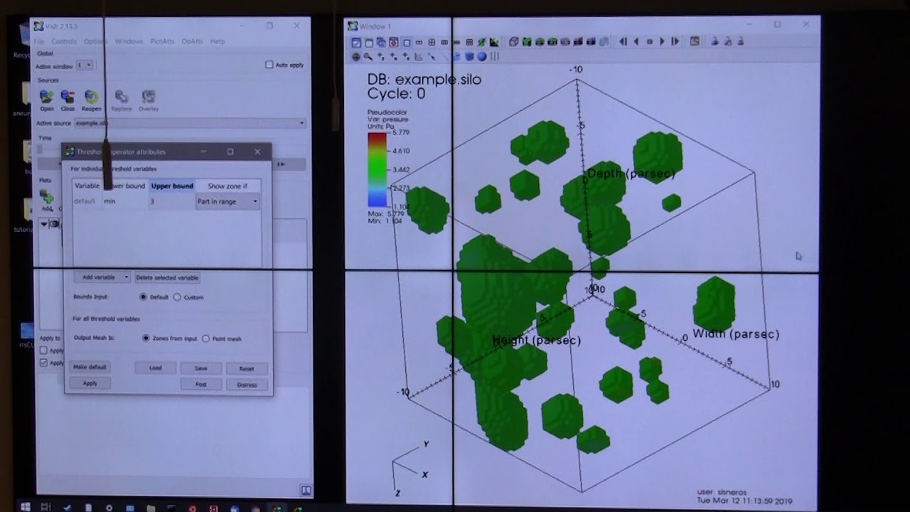 Scientific Visualization Workshop on VisIT