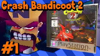 Crash Bandicoot 2 100%  - Let's play Part 1: Flop Breaking