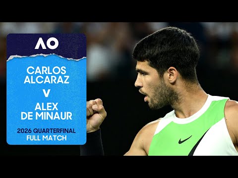 Carlos Alcaraz v Alex de Minaur Full Match | Australian Open 2026 Quarterfinal