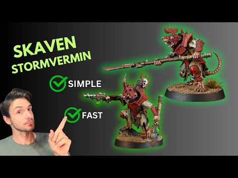 How to paint Age of Sigmar Skaven Stormvermin