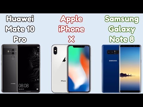 Huawei Mate 10 Pro. Vs iPhone X. Vs Note 8 ! Speed Test !