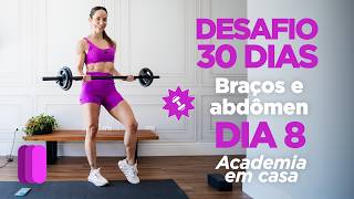 Ter BRAÇOS definidos fazendo ACADEMIA EM CASA - Carol Borba 