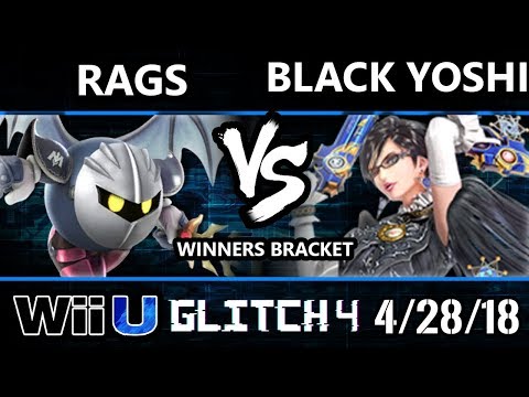 Glitch 4 - Black Yoshi (Bayonetta) Vs. Rags (Meta Knight) - Wii U Singles Winners Top 24