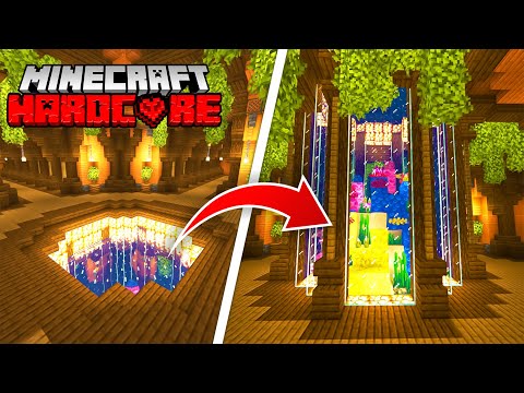 I Built the ULTIMATE Storage System in Minecraft Hardcore