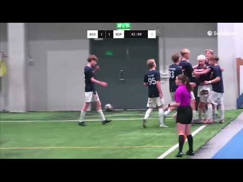 Maalikooste U17 SM-karsintasarjan ottelusta AC Oulu / OLS – RoPS 24.2.2024