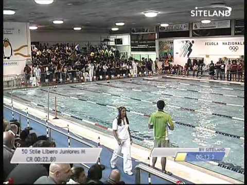 Finale dei 50 Stile Libero Juniores Maschi - 15 Memorial Chiara Giavi