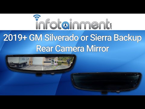 2019-2024 Chevrolet Silverado / GMC Sierra - Rear Camera LCD OEM Mirror - Infotainment.com
