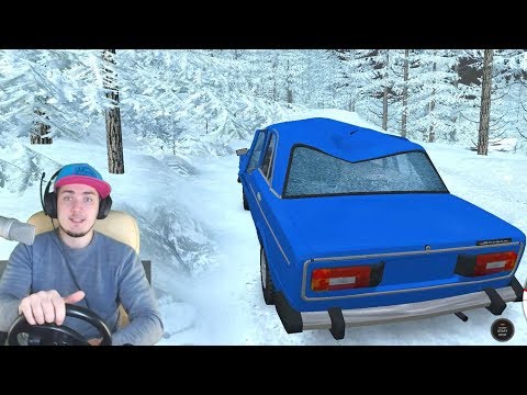 ЕДУ К БАБУШКЕ - ЗИМНИЕ ПОКАТУШКИ в BeamNG Drive + РУЛЬ