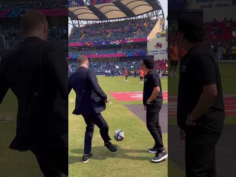 Virat Kohli, Sachin Tendulkar & David Beckham meet at Cricket World Cup 2023