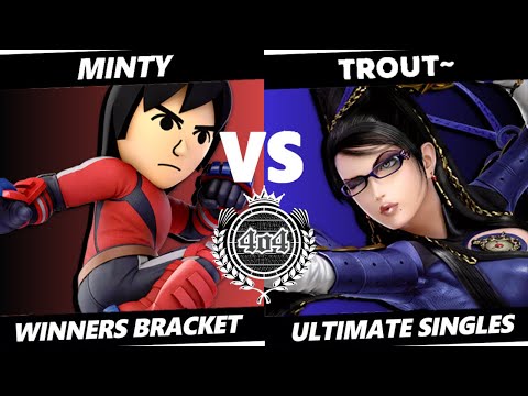 4o4 Smash Monthly 8 - MTG| Minty (Mii Brawler) vs WTS| Trout~ (Bayonetta) - Winners Round 1