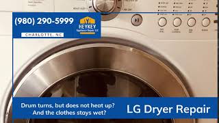HeyKey Appliance - LG dryer repair in Charlotte NC - Call now +1 980-290-5999