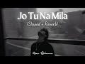 Asim Azhar Jo Tu Na Mila Slowed Reverb Zesan Rahaman