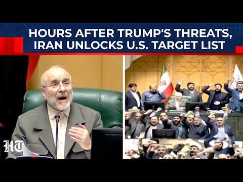 Trump Humiliated: Iran's Parliament Erupts In Chants, Speaker Declares US Bases, Warships In Danger