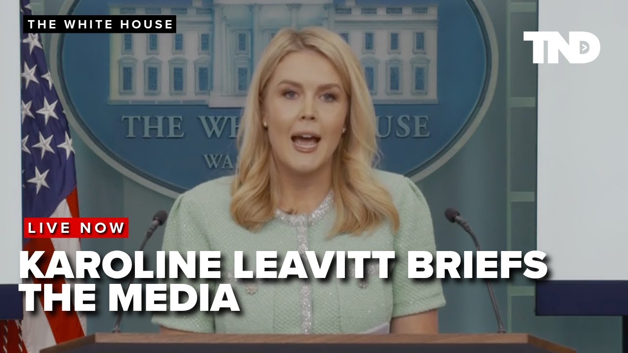 White House Press Secretary Karoline Leavitt briefs the media