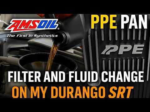 ZF 8HP70 transmission pan and fluid change. Upgrading to a new PPE pan and using Amsoil fluid!