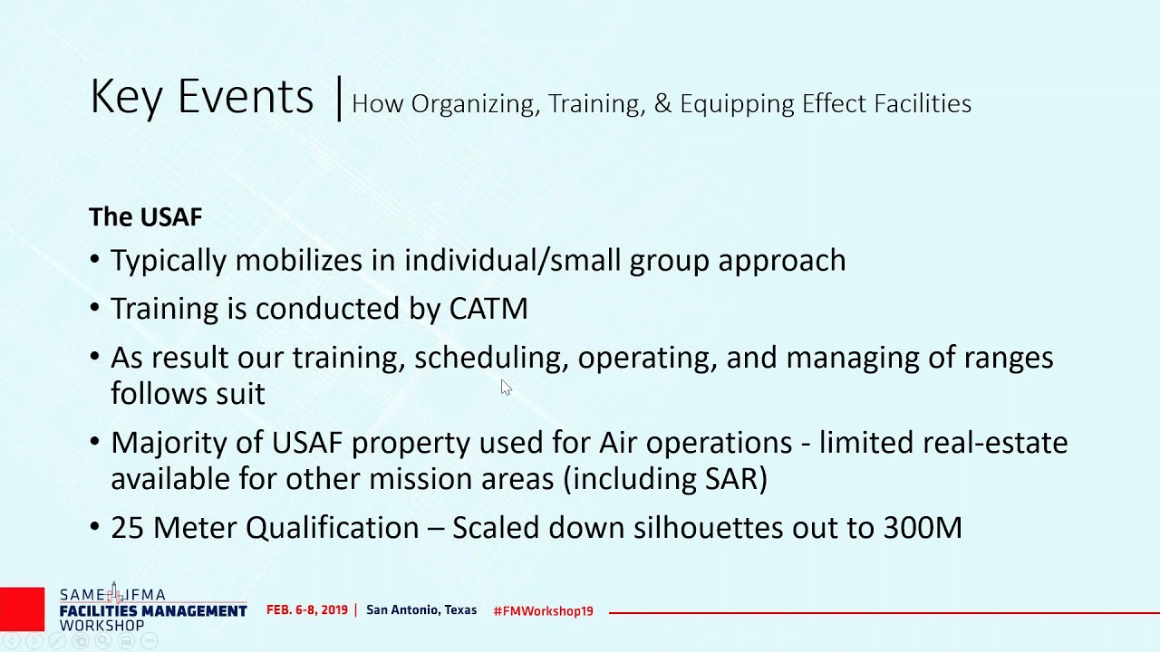 FAM Webinar: Data Driven Decision Model Providing Facility Capabilities Meeting Mission Needs