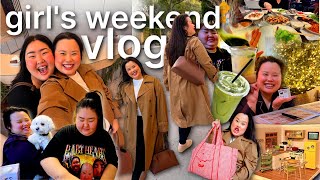 VLOG: a much needed bestie weekend, hello LA!!! + building my new hobby, at home matcha recipe, fun!