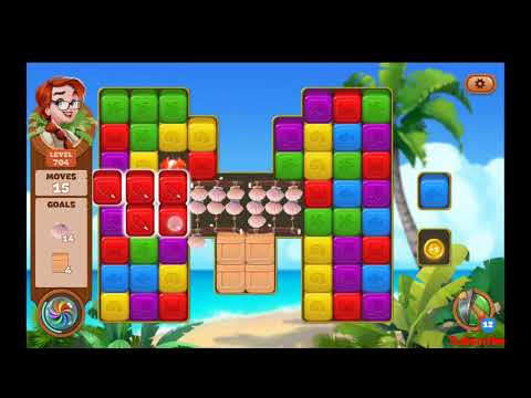 Lost Island Blast Adventure Level 704 NO BOOSTERS - A S GAMING