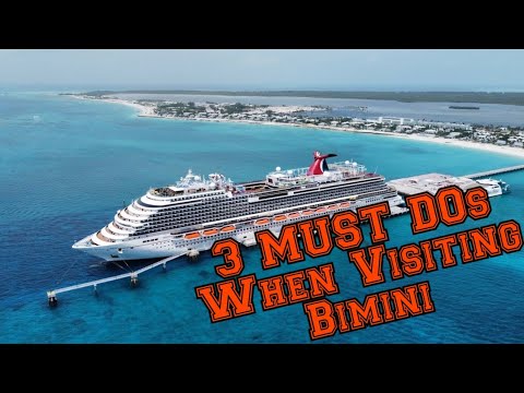 3 things you MUST DO when visiting the BIMINI Bahamas cruise port