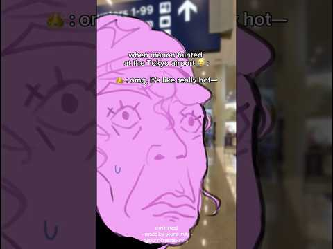 manon and megan at the tokyo airport 😭