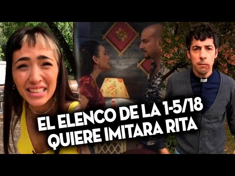 "And if I want to get him back" became a challenge and the cast of La 1-5/18 had fun imitating Rita.