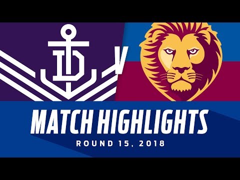 Fremantle v Brisbane Highlights | Round 15, 2018 | AFL