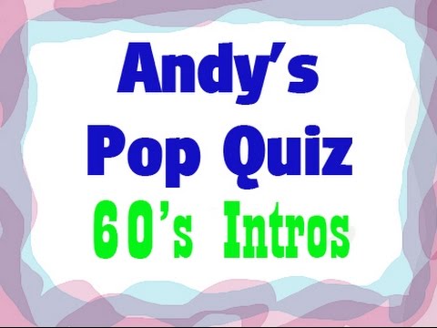 Pop Quiz No6 - 10 x 60s Intros