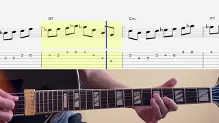 Autumn Leaves Jazz Solo Exercise - Wes Montgomery, George Benson, Pat Martino